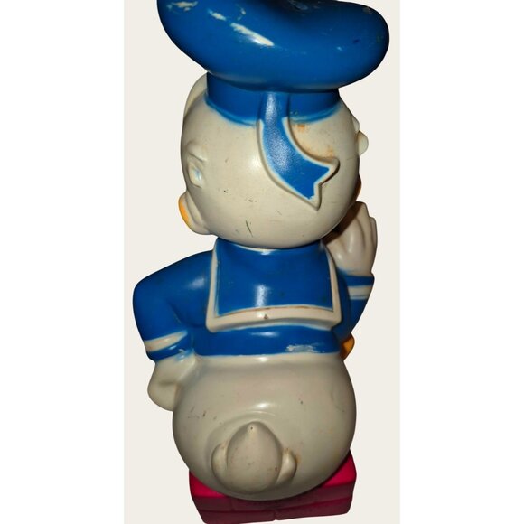 Vintage Donald Duck Plastic Coin Bank - Picture 6 of 9